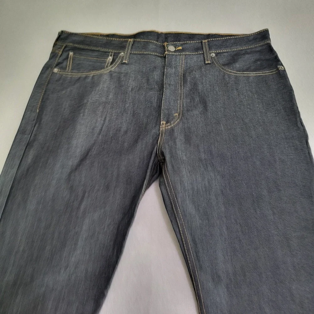 Levi's 502 Men's Taper Fit Denim Blue Jeans Dark Wash Size 38X30